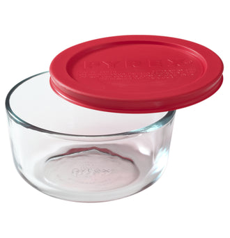 Pyrex® Storage Red 2 Cup Round
