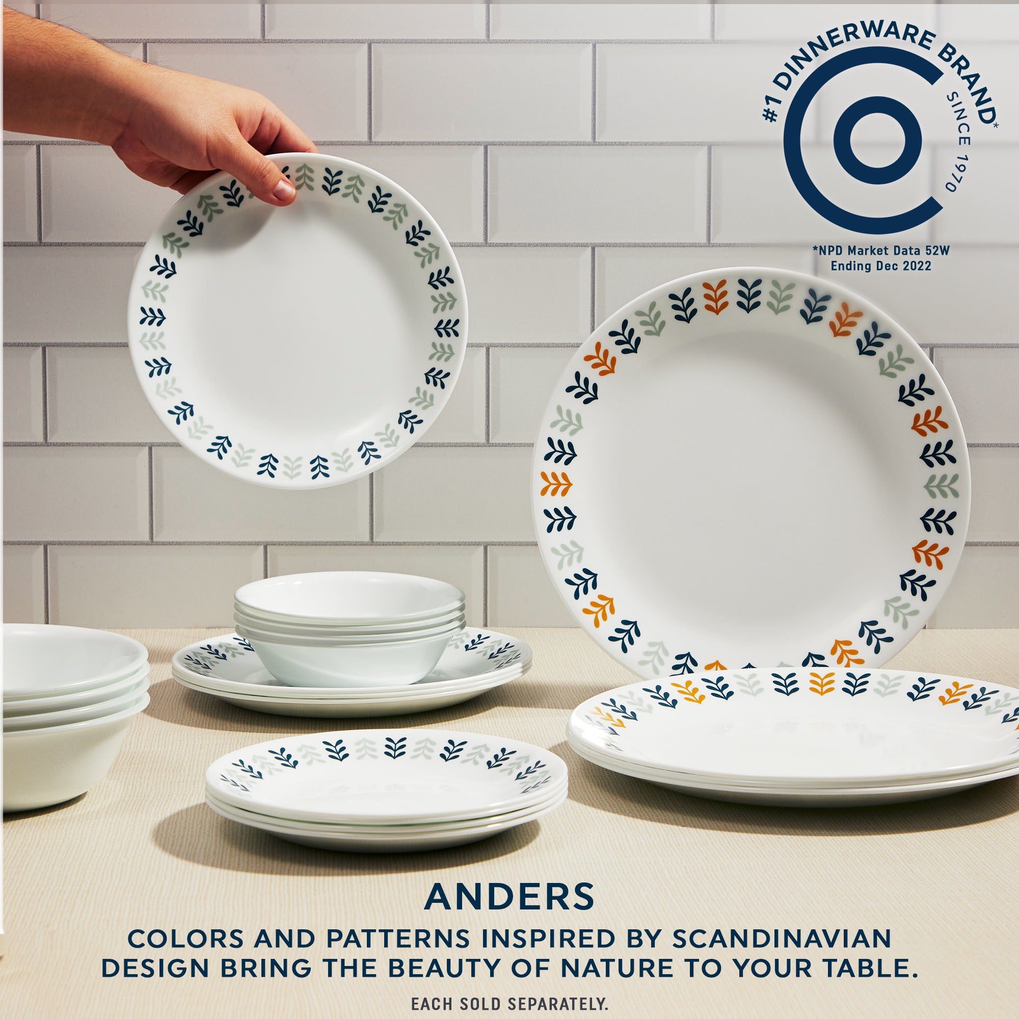 Corelle® Anders 12 Piece Dinner Set