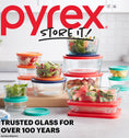 Pyrex® Storage Red 4 Cup Round